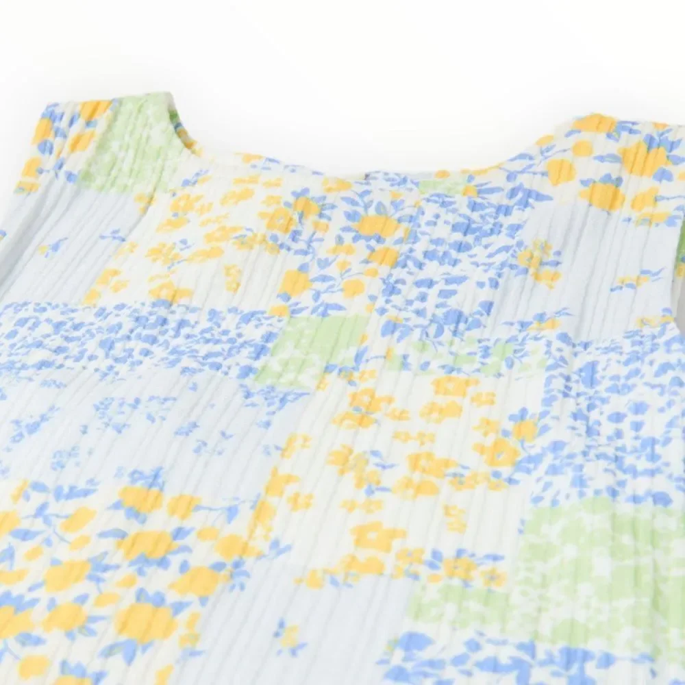 ZARA Kids | Blue | FLORAL PATCHWORK DRESS